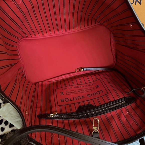 Gorgeous Authentic Louis Vuitton Damier Ebene Neverfull MM, NWT! - Picture 14 of 16